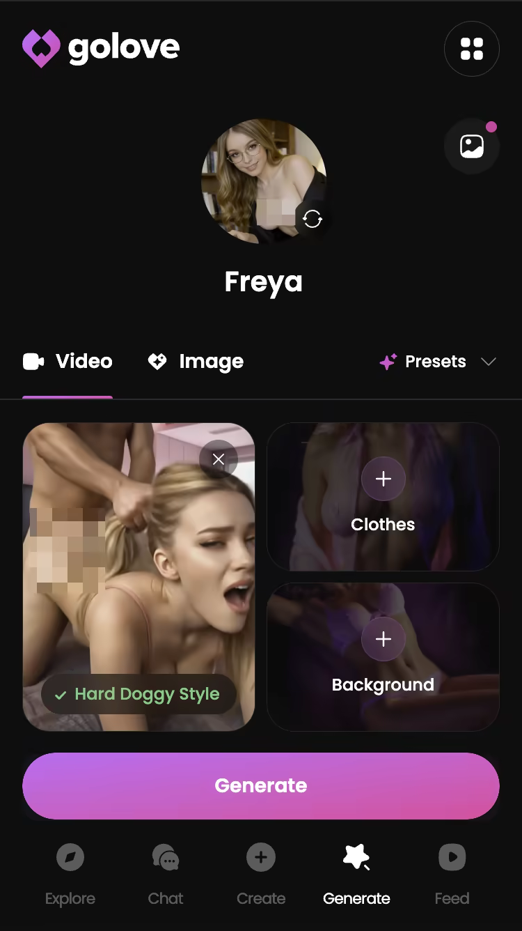 the video generation flow being tested